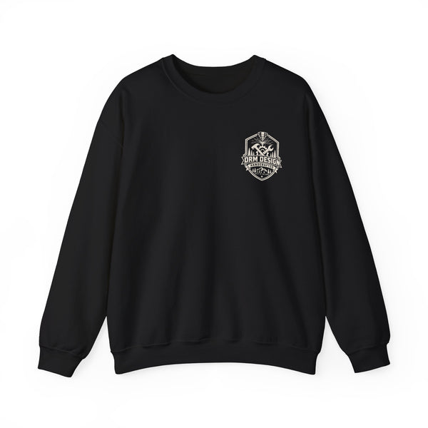 Workshop Crest Left-Chest Crewneck - Black